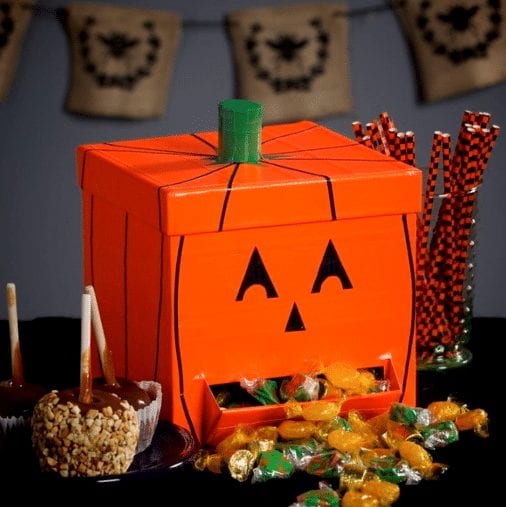 Clever Halloween pump candy dispenser