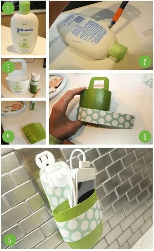 DIY Phone Charger Holder