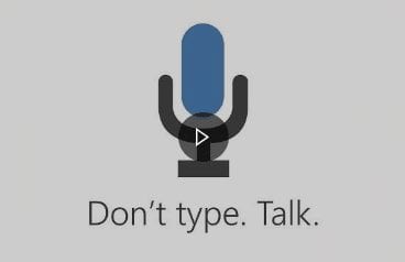Type hands free with Microsoft's dictate feature