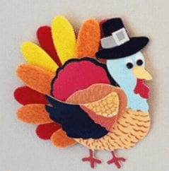 Felt Thanksgiving turkey brings Microsoft Office tips and tricks