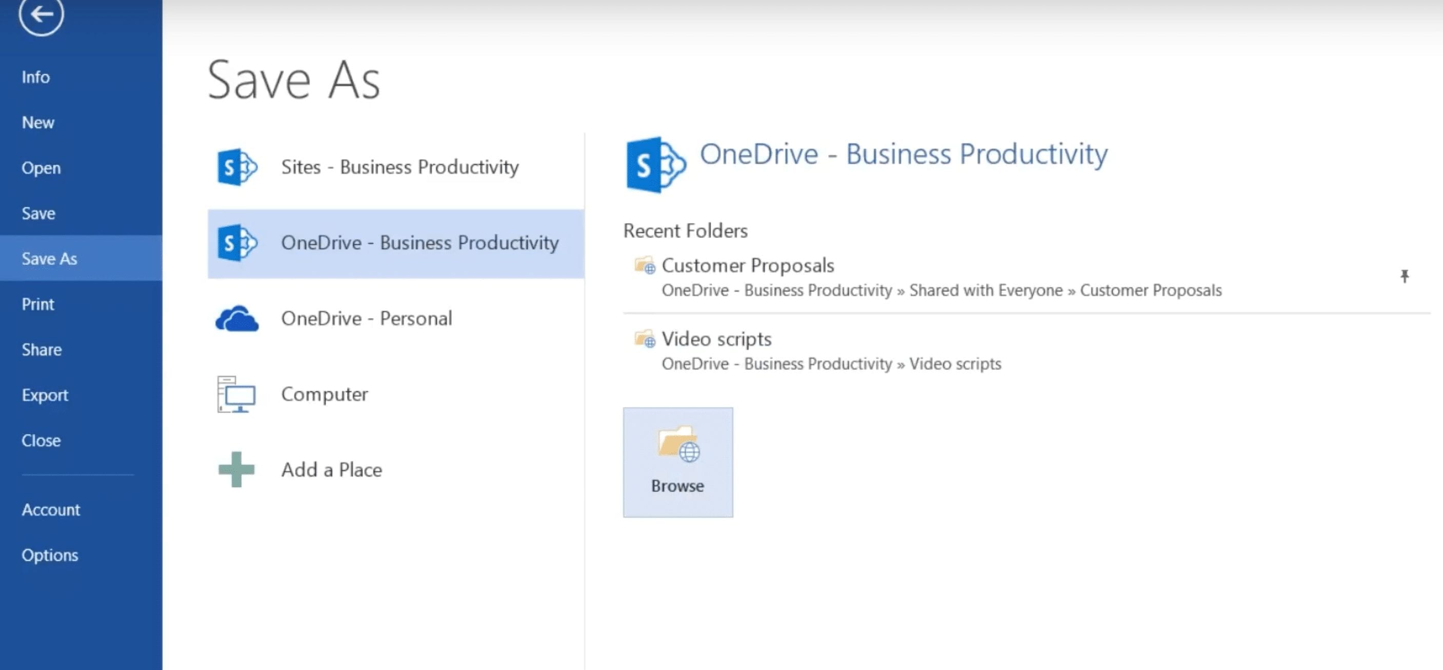 Use OneDrive to save files to the cloud and then co-author those files