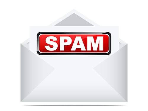 Email spam. Spam can range from unwanted marketing communications to cybercrime phishing emails.