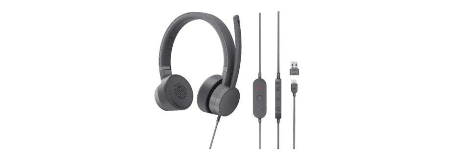 Image of Lenovo Go Wired ANC Headset.