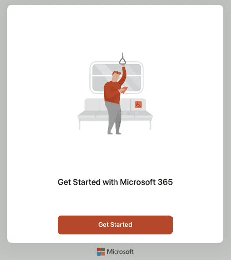 screenshot of introductory wizard & "Get Started" pop-up on Microsoft Powerpoint for iPad