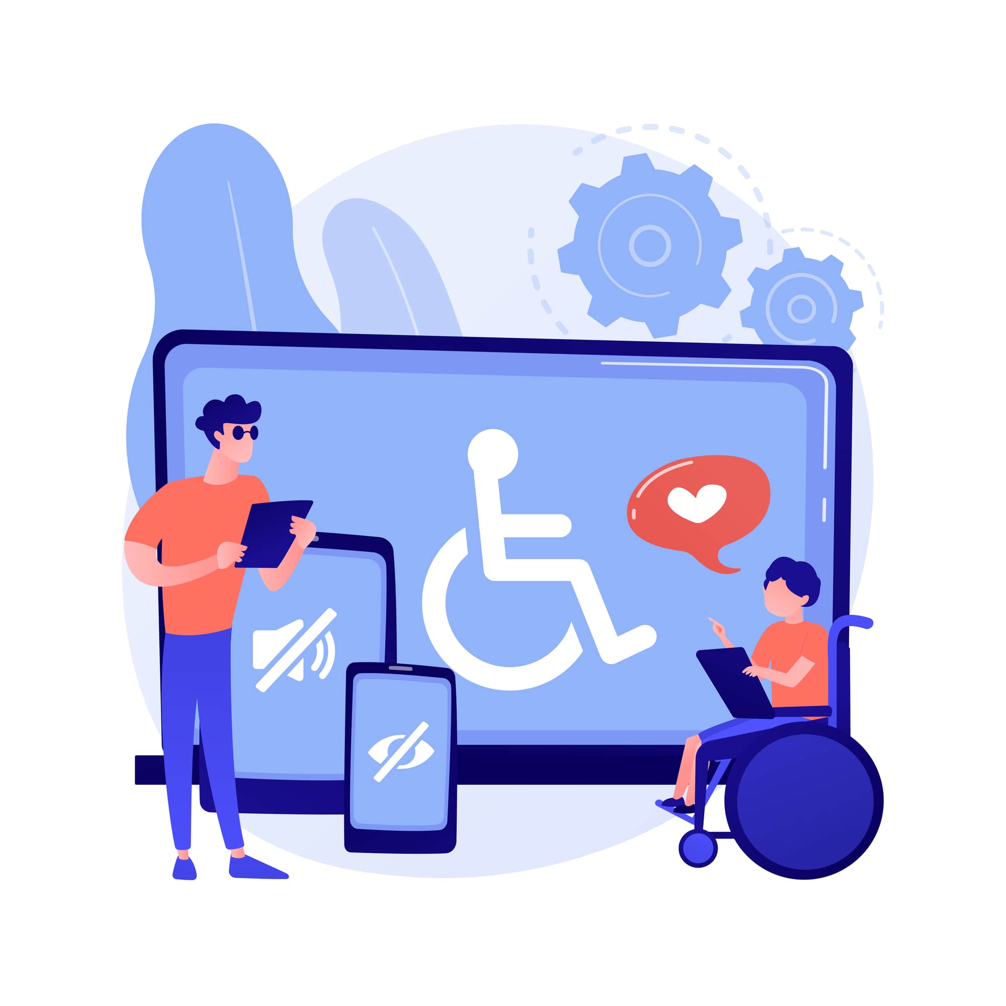 device accessibility illustration
